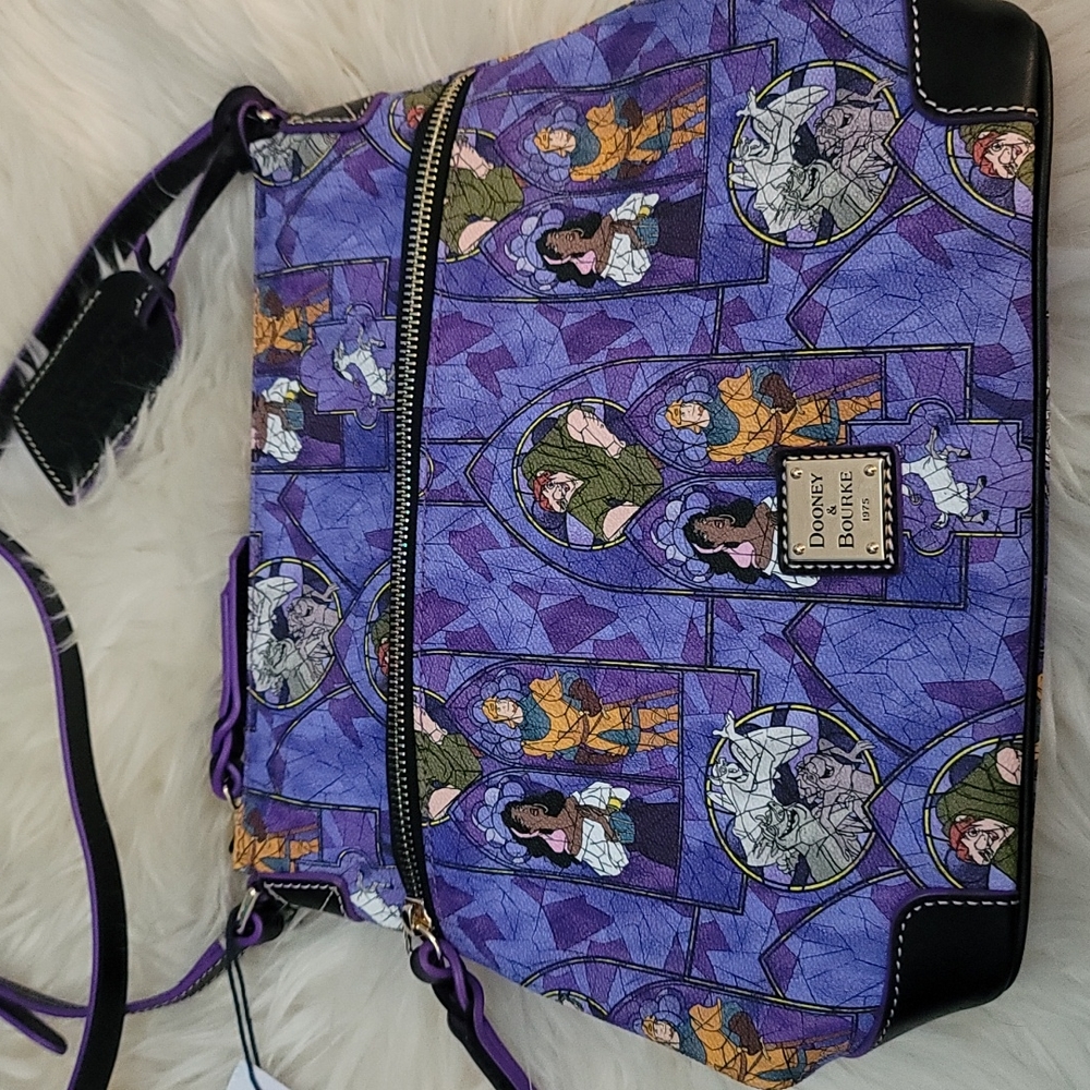 Disney Dooney and Bourke Hunchback of Notre Dame Crossbody Letter Carrier